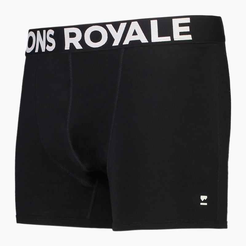 Boxer termici da uomo Mons Royale Hold 'em Shorty Merino nero 2