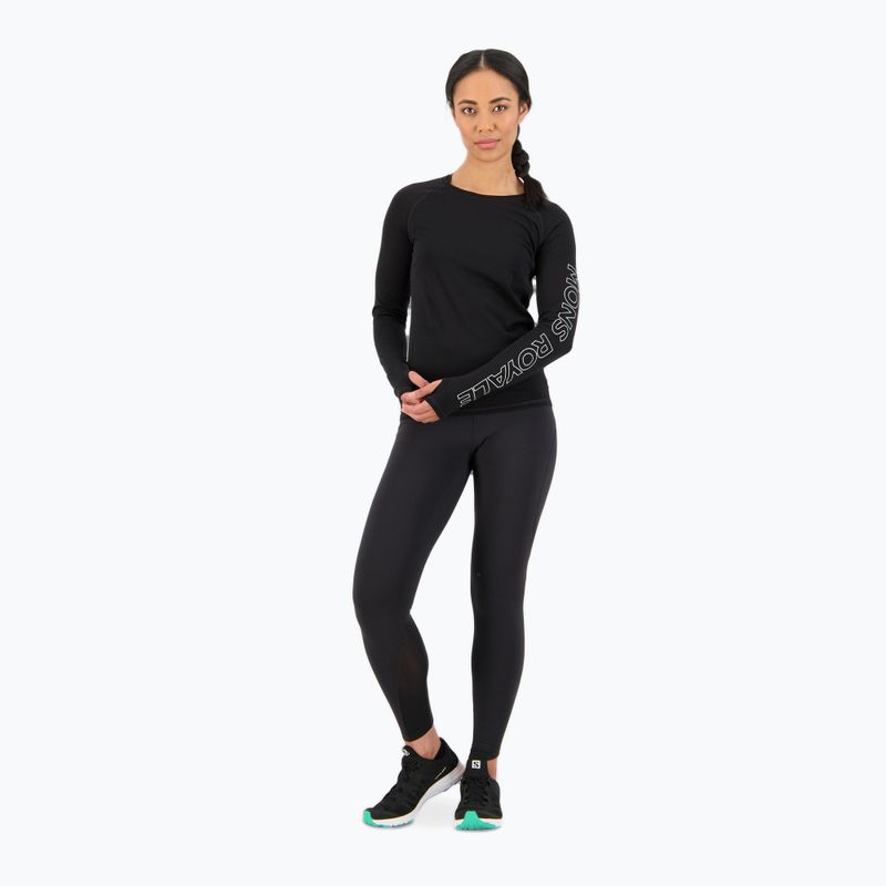 Maniche lunghe termoattive da donna Mons Royale Bella Tech nero 2