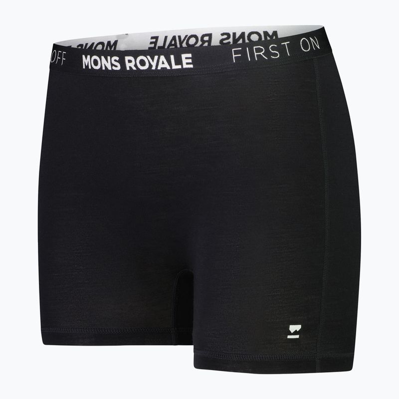 Boxer termici da donna Mons Royale Hannah Merino Hot nero 2