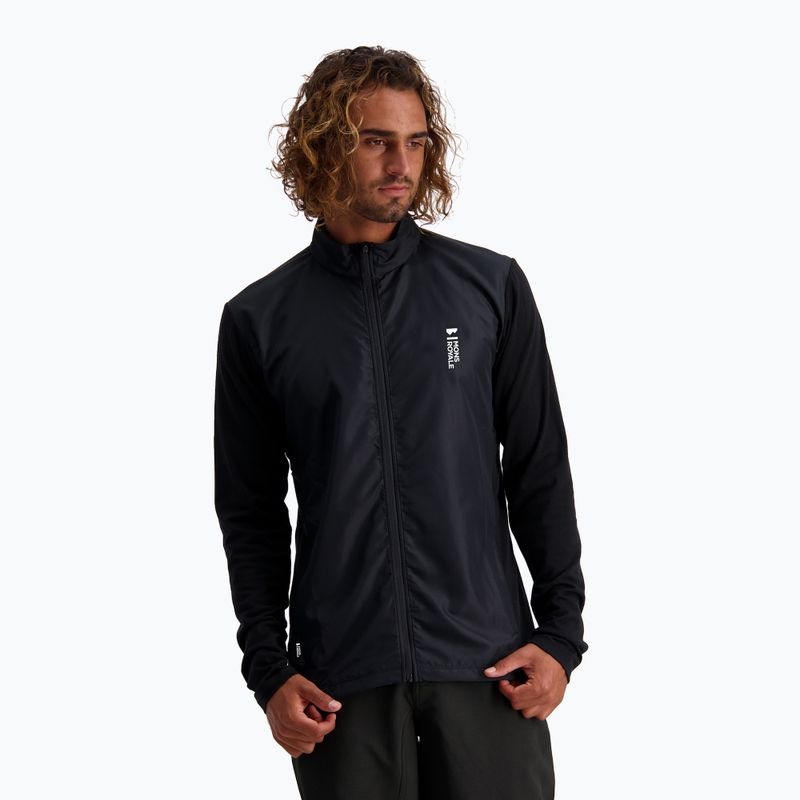 Maglia antivento Mons Royale Redwood da uomo, nero