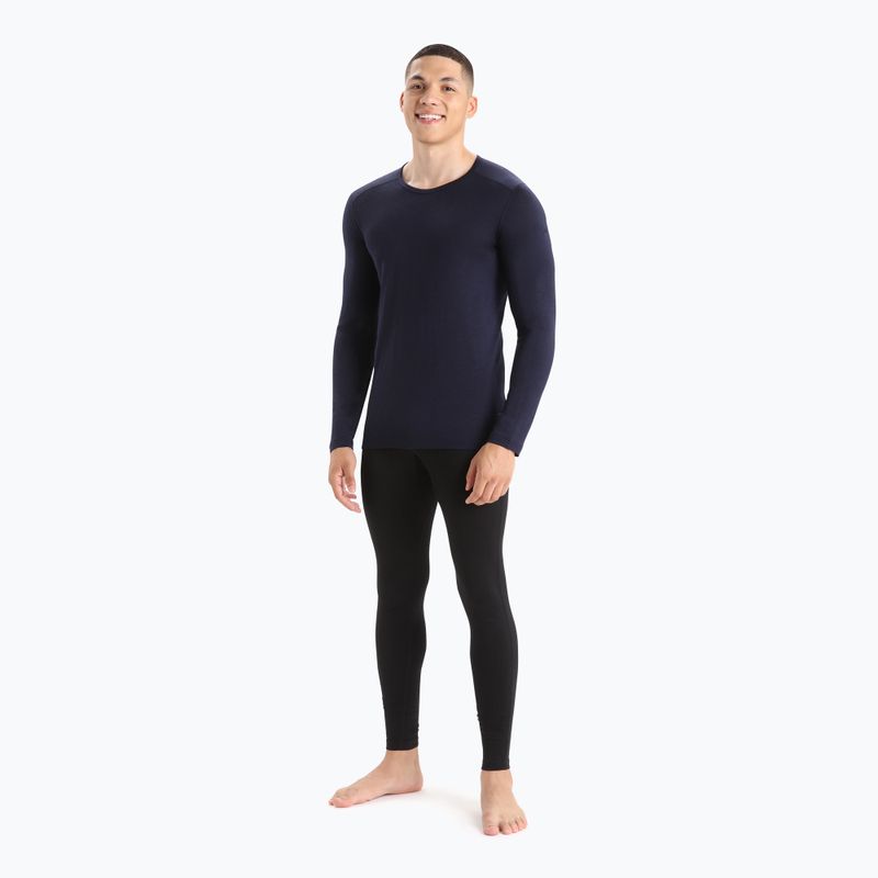 Maglia termica da uomo icebreaker 200 Oasis Crewe midnight navy 2