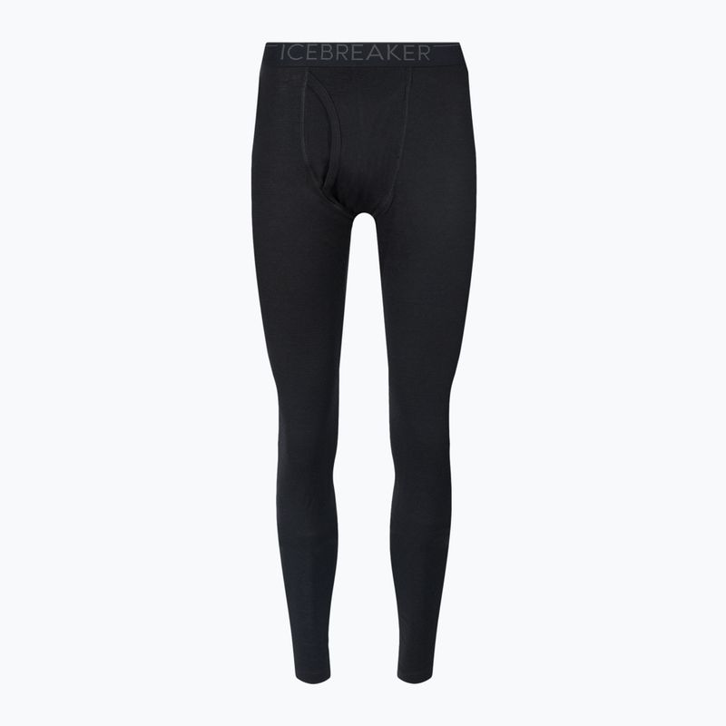 Pantaloni termici da uomo icebreaker 200 Oasis W/Fly nero 7