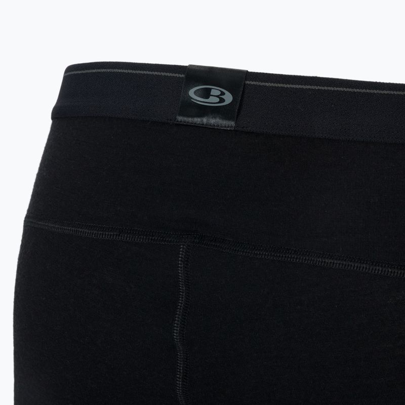 Pantaloni termici da uomo icebreaker 200 Oasis W/Fly nero 10