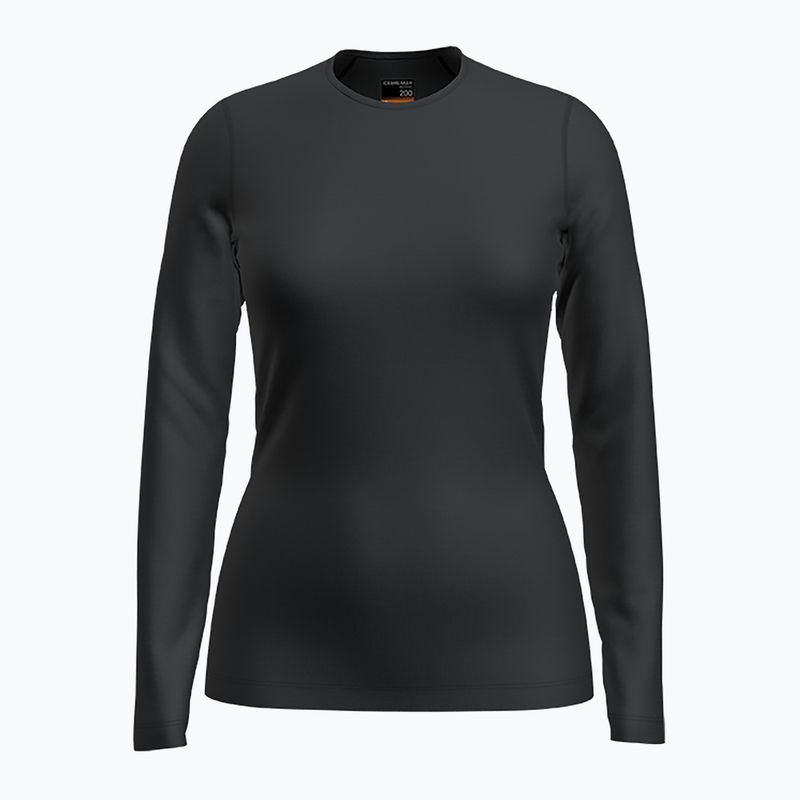 Maglia termica da donna icebreaker 200 Oasis Crewe black 5