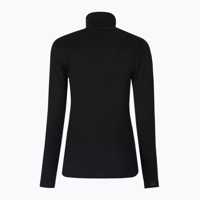 Icebreaker donna manica lunga termica 200 Oasis Half Zip nero 7