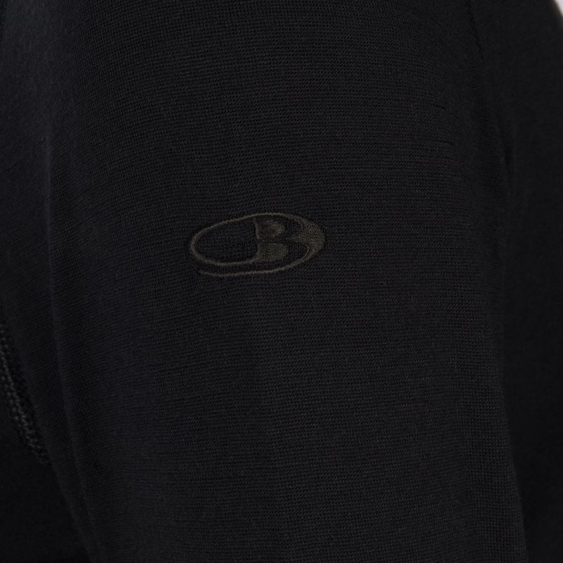 Icebreaker donna manica lunga termica 200 Oasis Half Zip nero 8