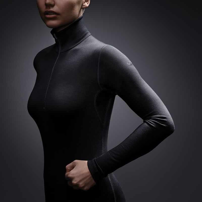 Maglia termica da donna icebreaker 200 Oasis Half Zip black 9