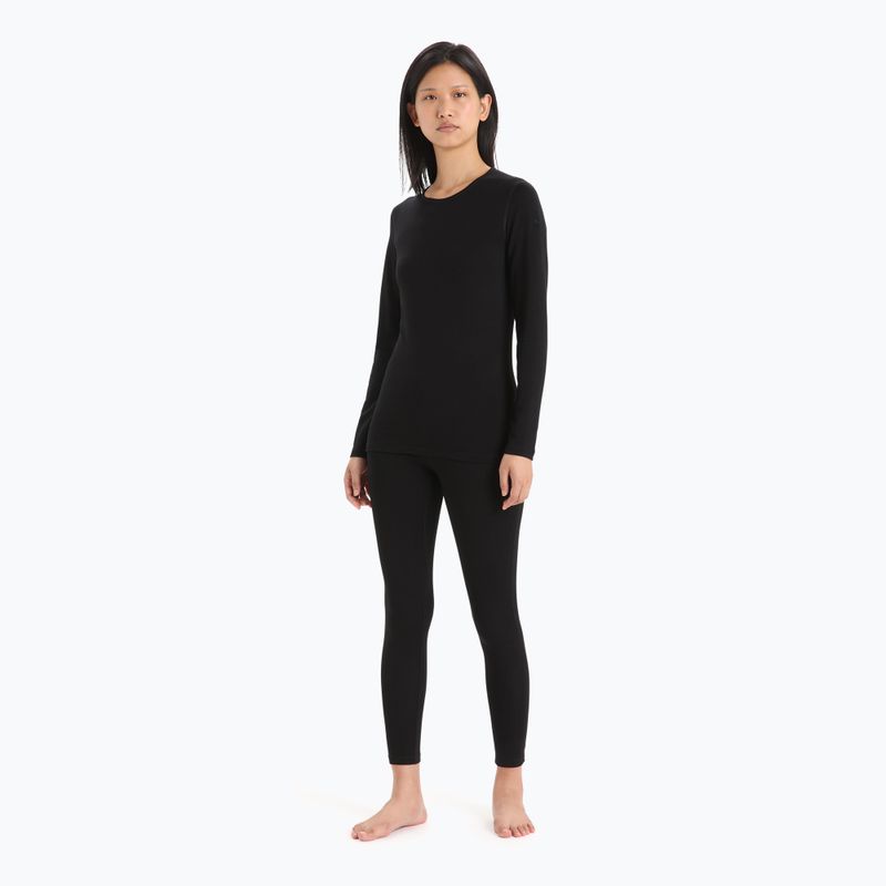 Maglia termica da donna icebreaker 260 Tech Crewe black 2