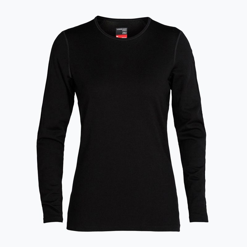Maglia termica da donna icebreaker 260 Tech Crewe black 6