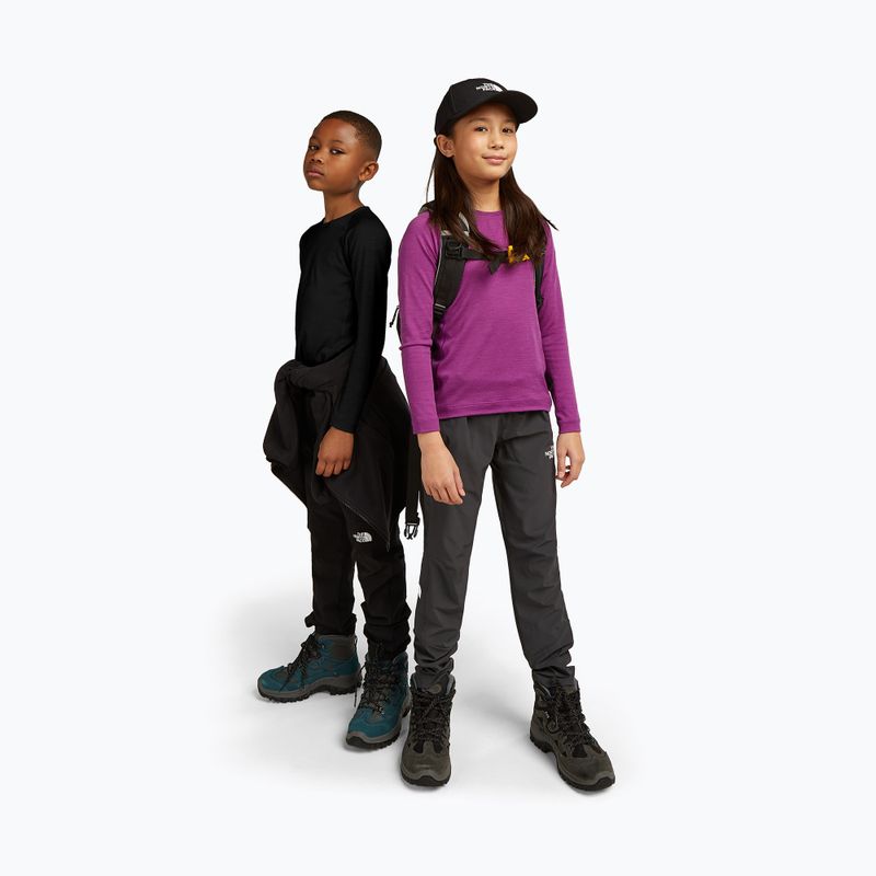 Maglia termica per bambini icebreaker 200 Oasis Crewe black 5