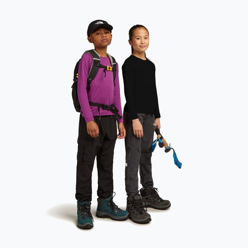 Maglia termica per bambini icebreaker 200 Oasis Crewe black 6