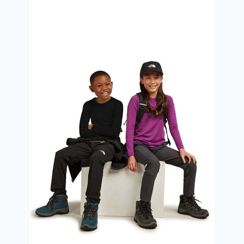 Maglia termica per bambini icebreaker 200 Oasis Crewe black 7