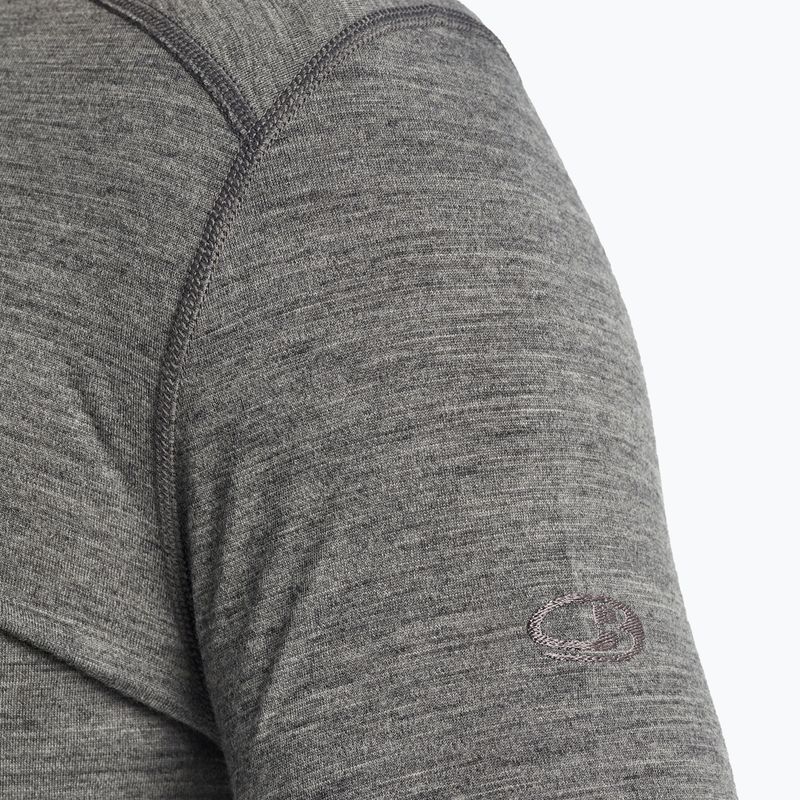 Uomo Icebreaker 200 Oasis Half Zip manica lunga termica gritstone heather 4