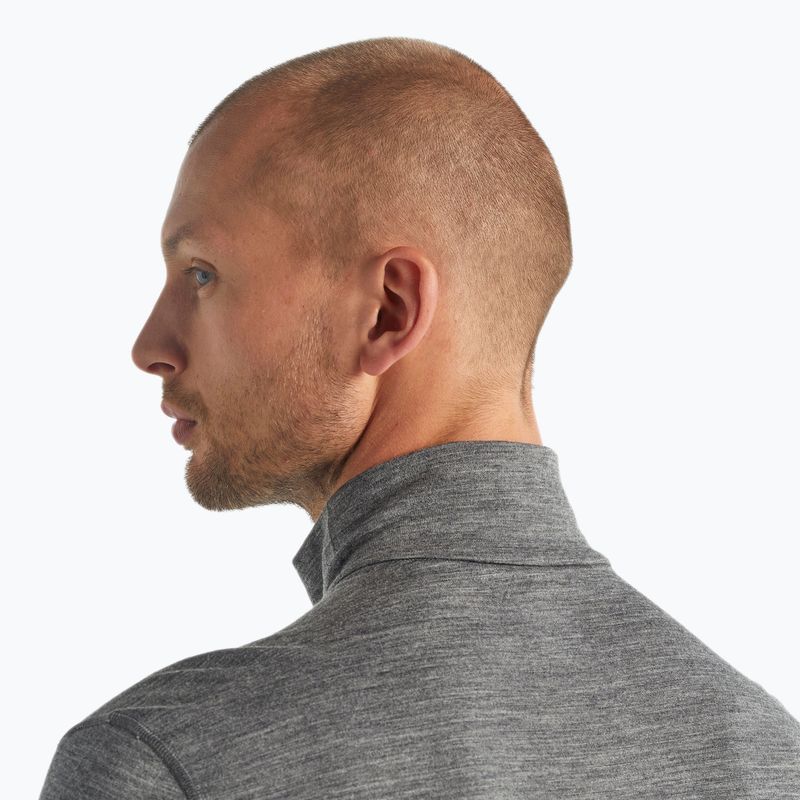 Uomo Icebreaker 200 Oasis Half Zip manica lunga termica gritstone heather 5