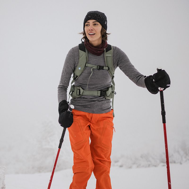 Maglia termica da donna icebreaker 200 Oasis Crewe gritstone heather 6
