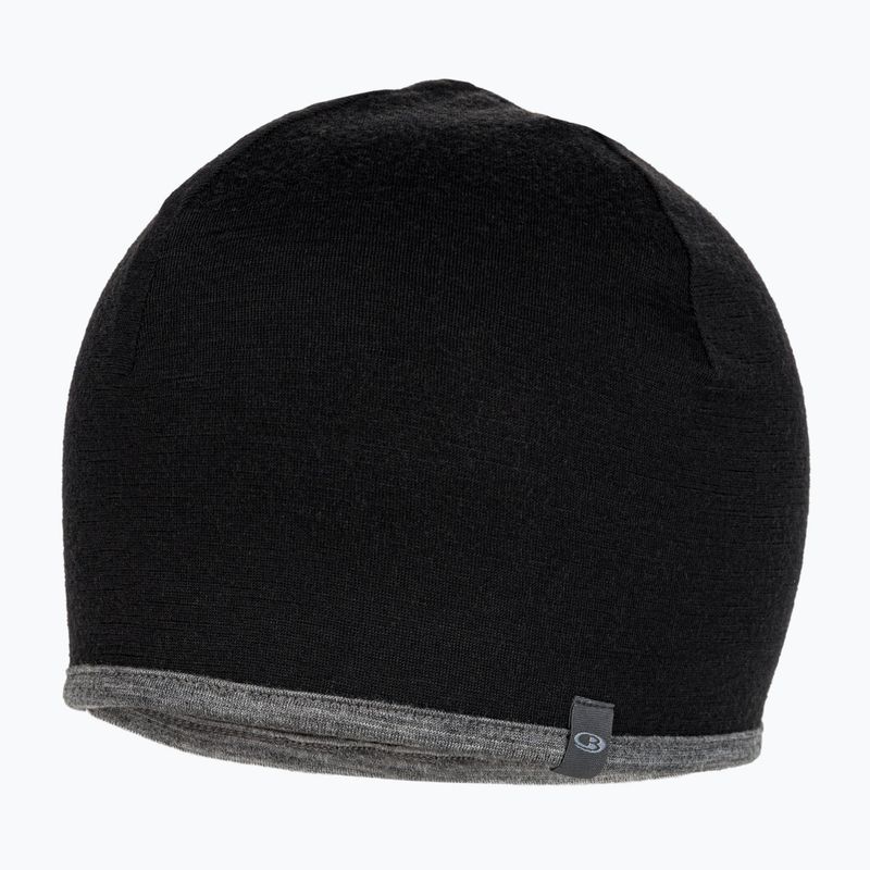 Icebreaker Cappello invernale tascabile nero/pietra hthr 3