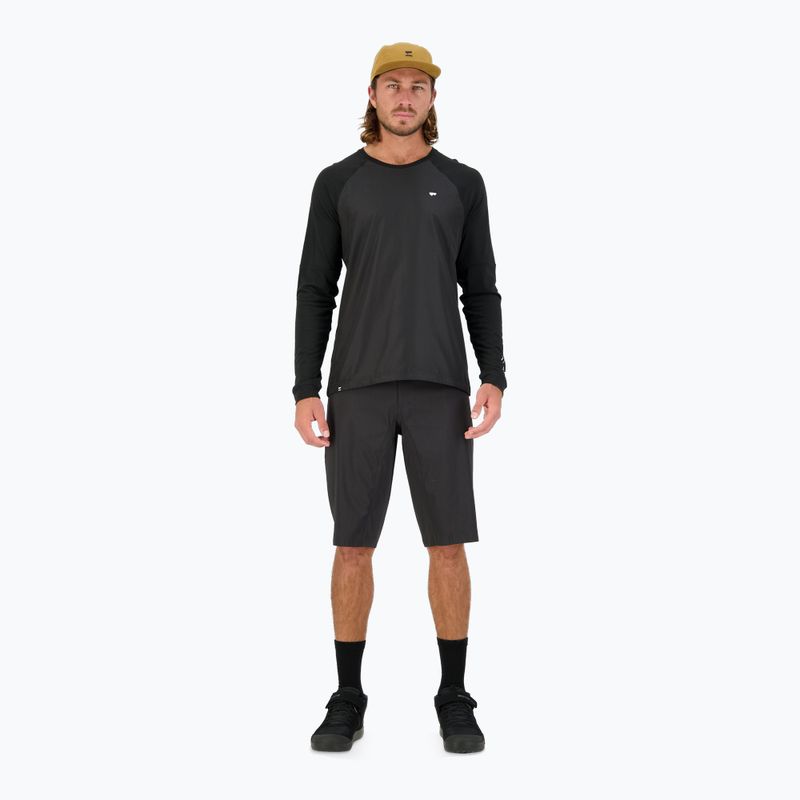 Maglia ciclismo uomo manica lunga Mons Royale Tarn Merino Shift Wind Jersey nero 2