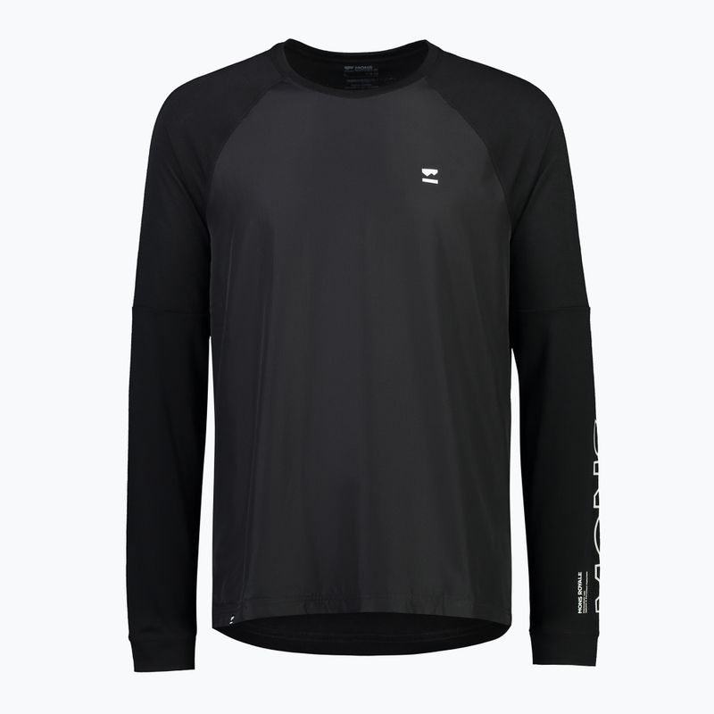 Maglia ciclismo uomo manica lunga Mons Royale Tarn Merino Shift Wind Jersey nero 5