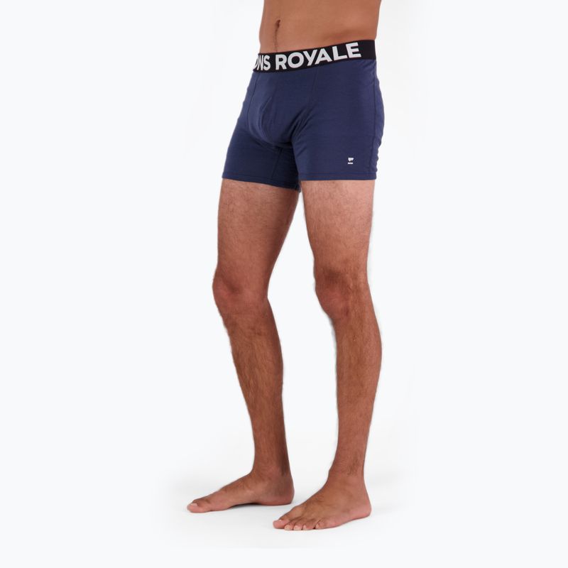 Boxer termico da uomo Mons Royale Hold 'em Merino midnight 3