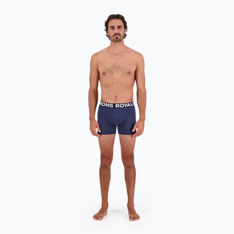 Boxer termico da uomo Mons Royale Hold 'em Merino midnight 4