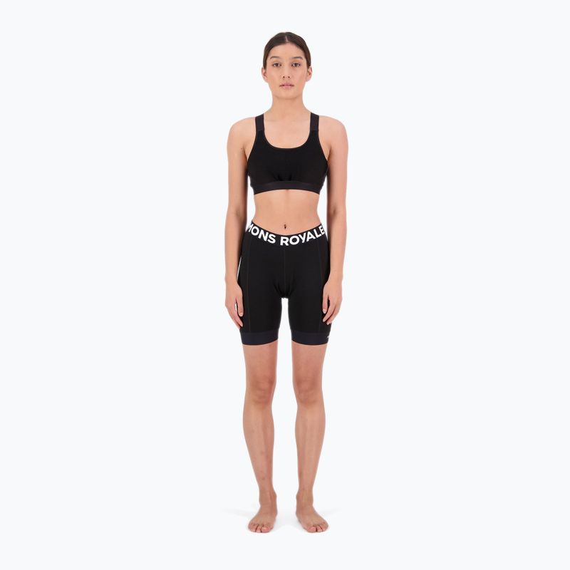 Boxer donna Mons Royale Epic Merino Bike nero 2