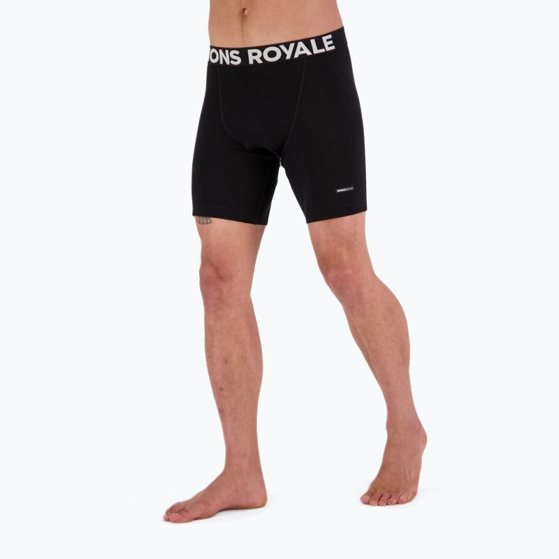 Uomo Mons Royale Low Pro Merino Aircon Bike Boxer nero