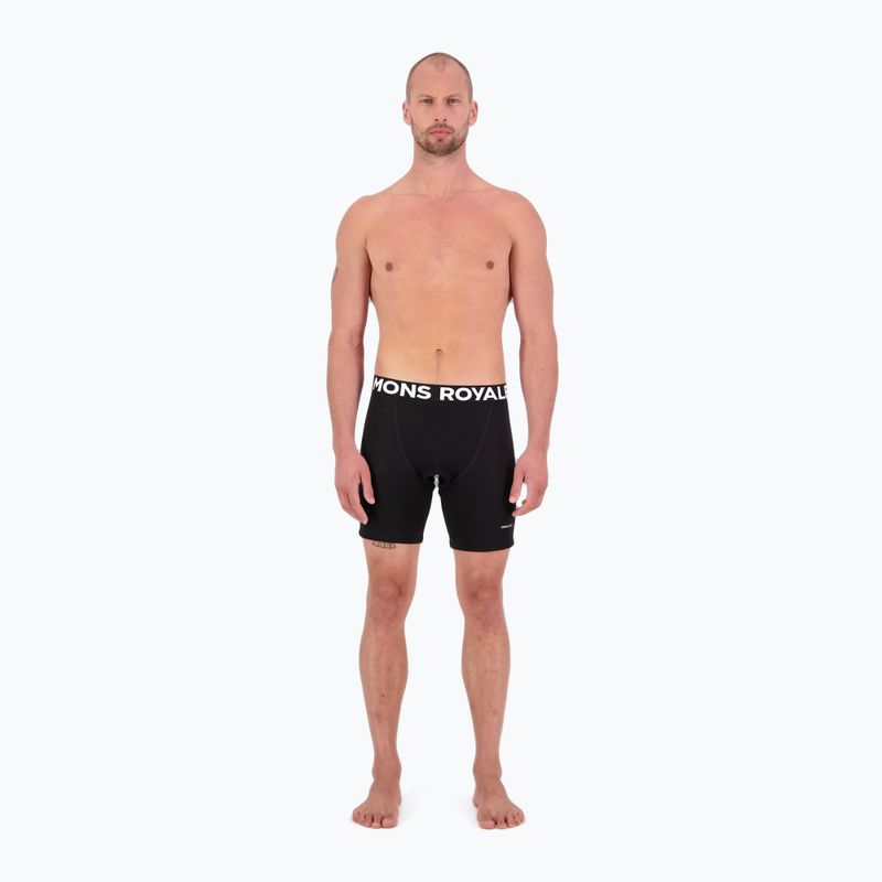 Uomo Mons Royale Low Pro Merino Aircon Bike Boxer nero 2