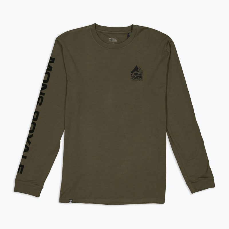 Maglia termica da uomo Mons Royale Icon dark olive 4