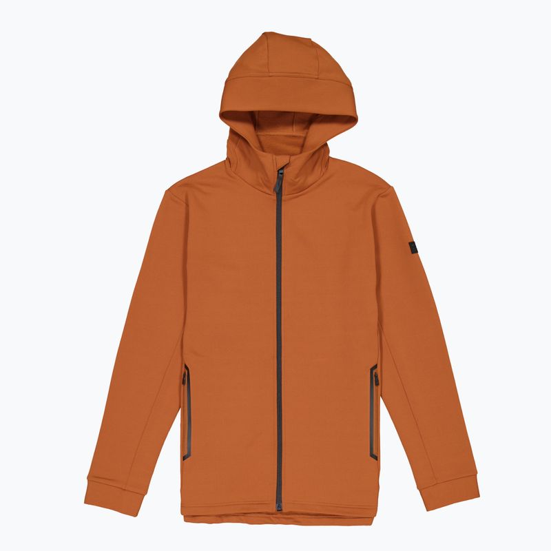Uomo Mons Royale Arcadia Merino Fleece Hoody zenzero 6