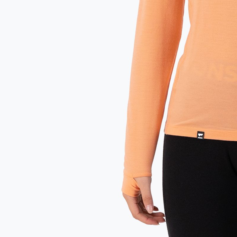 Donna Mons Royale Cascade Merino Base Layer termico a maniche lunghe punch 4