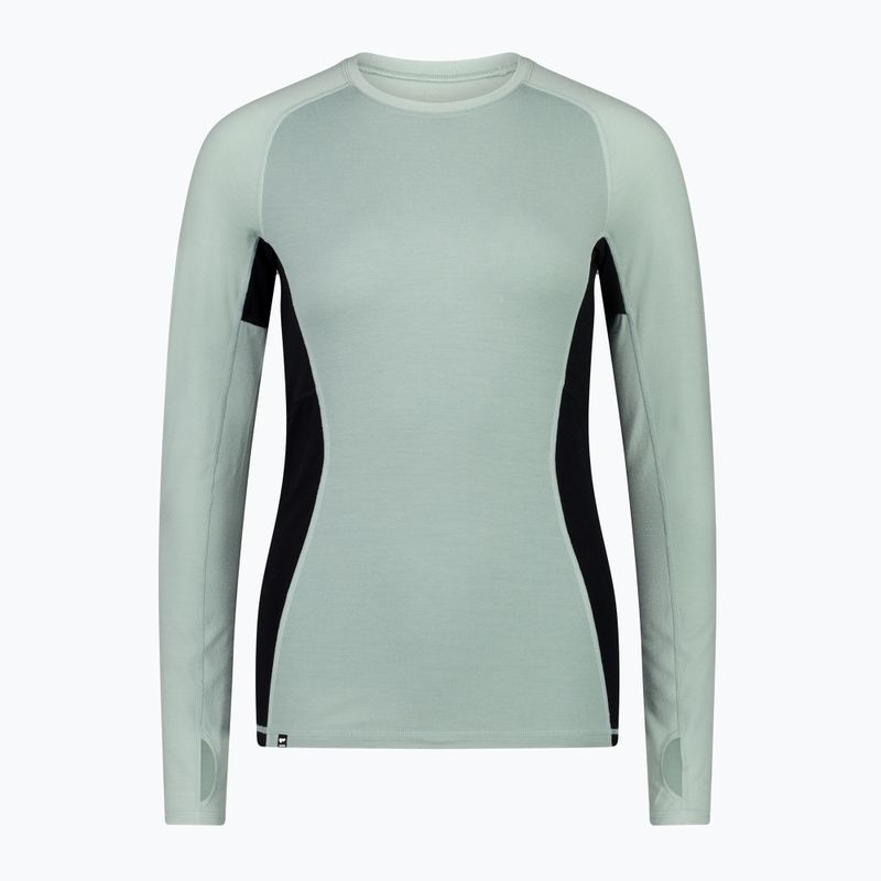 Donna Mons Royale Olympus Merino Base Layer termico a manica lunga dew/ nero 5