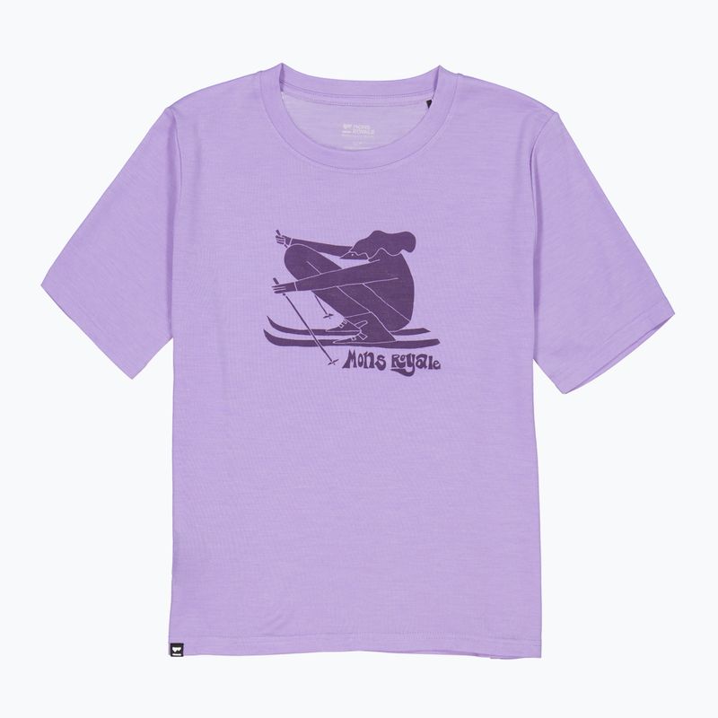 Maglietta da donna Mons Royale Icon Relaxed Tee lupin 4