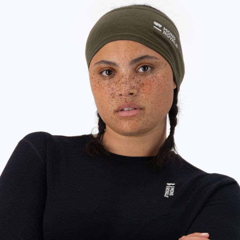 Mons Royale Haines Merino fascia oliva scura 2