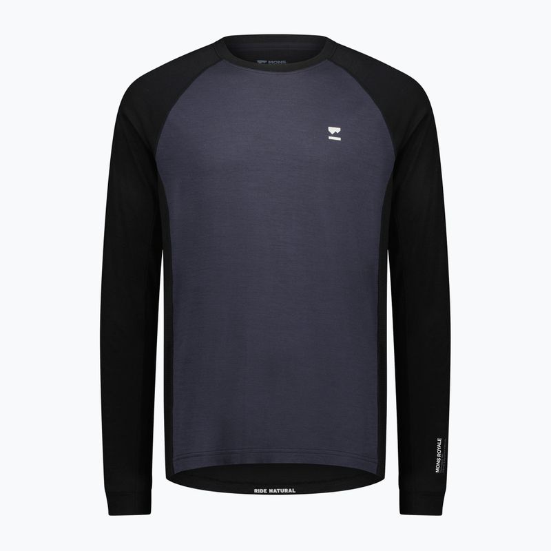 Maniche lunghe termiche da uomo Mons Royale Tarn Merino 9 ferro/nero 3