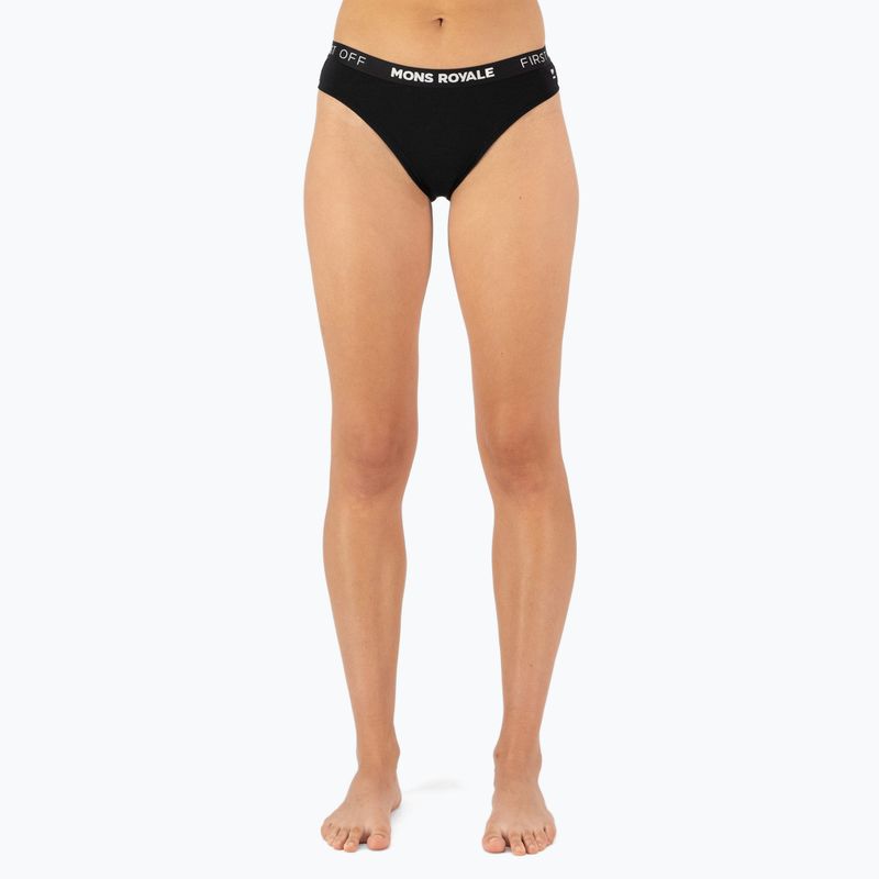 Slip termico donna Mons Royale Folo Merino Slip nero 2