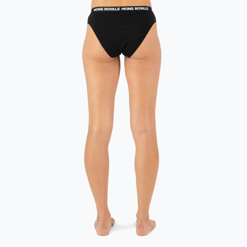 Slip termico donna Mons Royale Folo Merino Slip nero 3