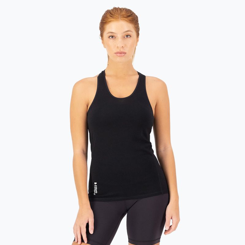 Maglietta termica donna Mons Royale Bella Merino Tank nera