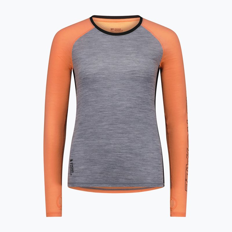 Maglia termica da donna Mons Royale Bella Tech grey heather/punch 3