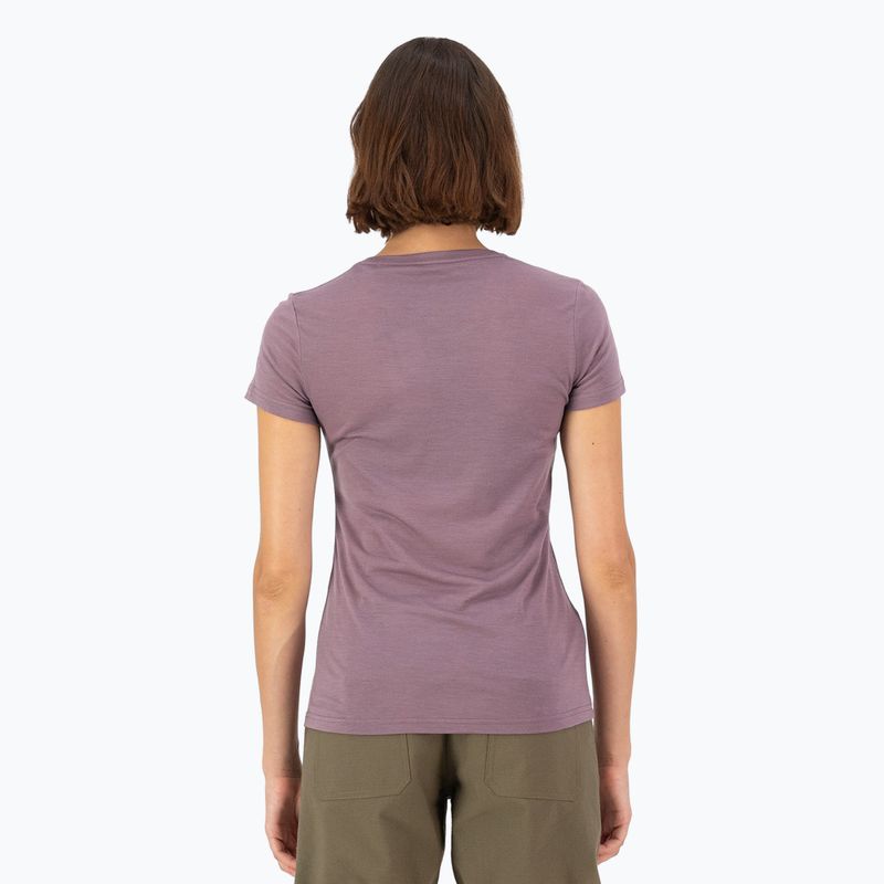 T-shirt termica da donna Mons Royale Icon Classic malva 2