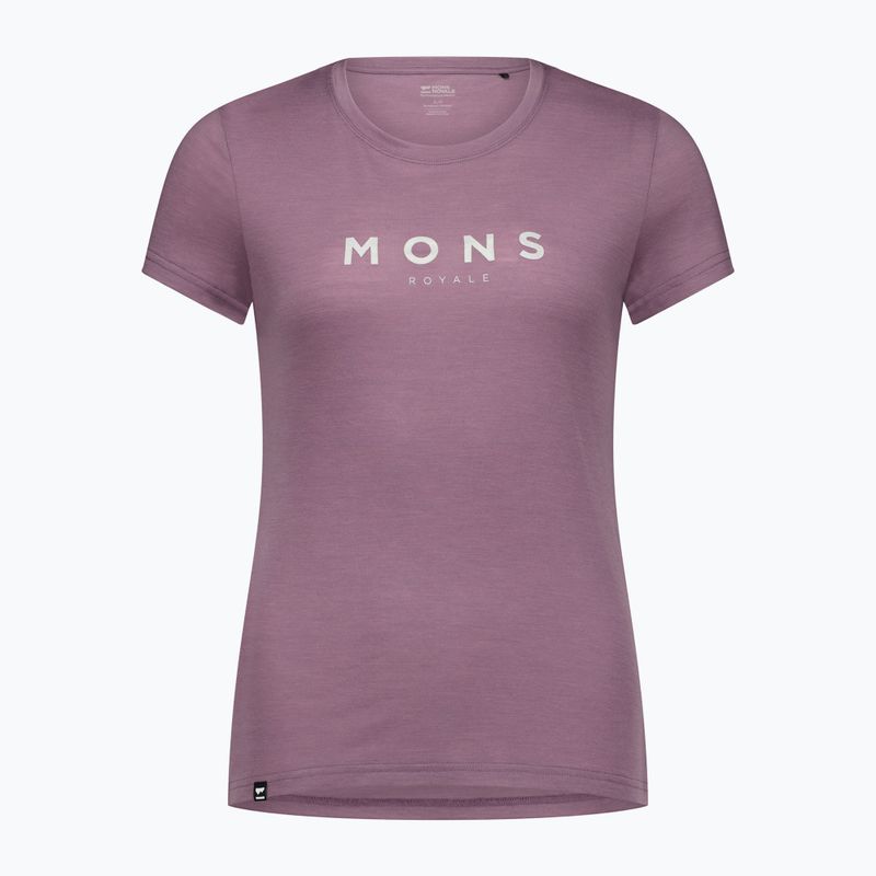 T-shirt termica da donna Mons Royale Icon Classic malva 3
