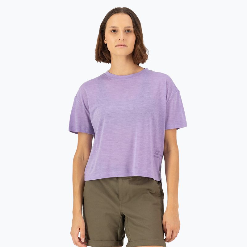 T-shirt termica da donna Mons Royale Zephyr Tencel Boxy lupin