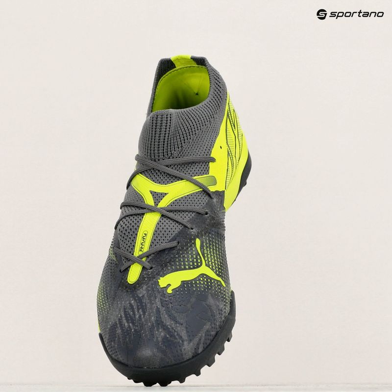 Scarpe da calcio PUMA Future 7 Match Rush TT grigio forte/grigio scuro freddo/elettrico lime 16