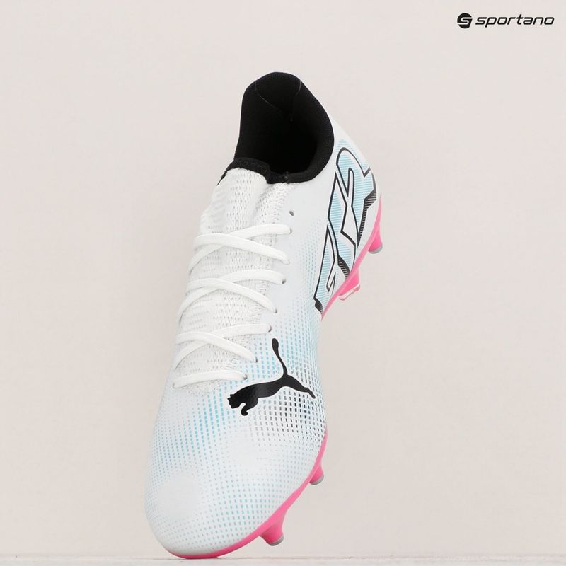 PUMA Future 7 Play MxSG scarpe da calcio puma bianco/puma nero/rosa 16