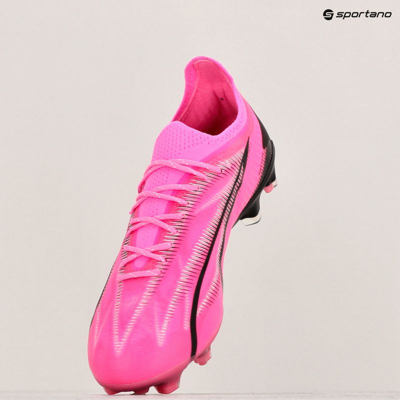 PUMA Ultra Play FG/AG scarpe da calcio rosa veleno/puma bianco/puma nero 9