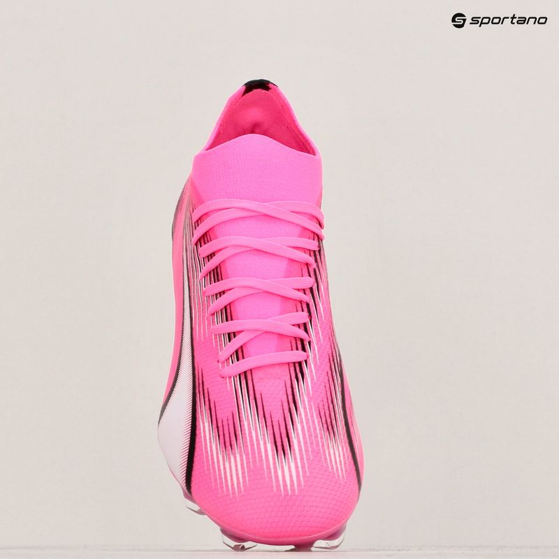 PUMA Ultra Match FG/AG scarpe da calcio rosa veleno/puma bianco/puma nero 11