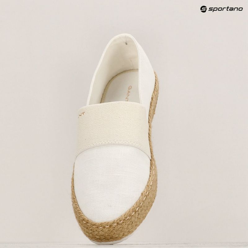 GANT Raffiaville scarpe da donna bianco sporco 10