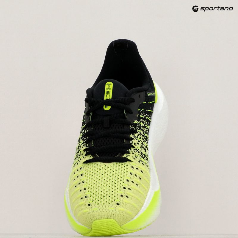 Scarpe da corsa da uomo Under Armour Infinite Elite nere/sonic yellow/high vis yellow 9