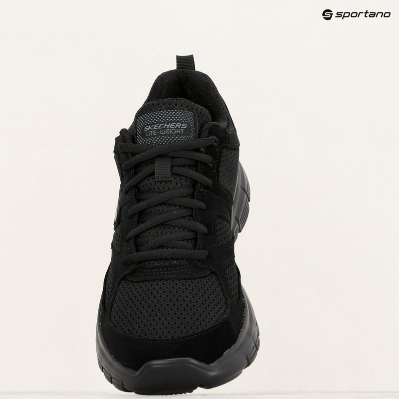 SKECHERS Burns Agoura nero scarpe da uomo 13