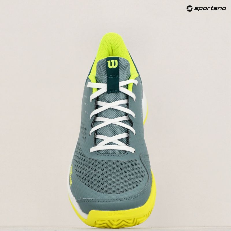 Wilson Kaos Stroke 2.0 scarpe da tennis uomo stormy sea/deep teal/safety yellow 13
