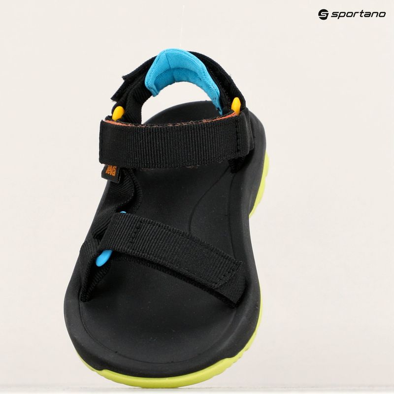 Teva Hurricane XLT2 nero multi sandali per bambini 9